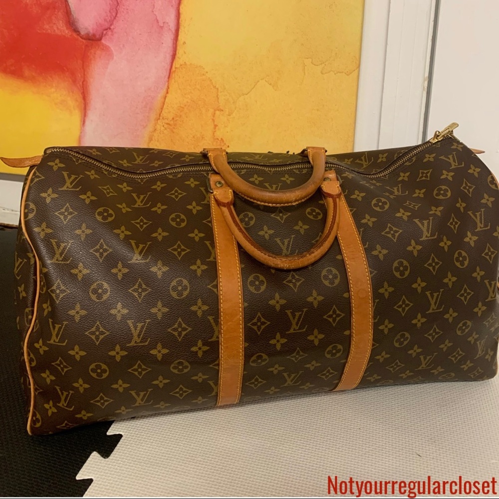 Louis Vuitton Keepall 55 Monogram Bag